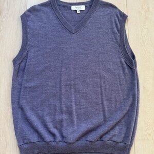 Men's Turnbury Sweater Vest Purplish XL
